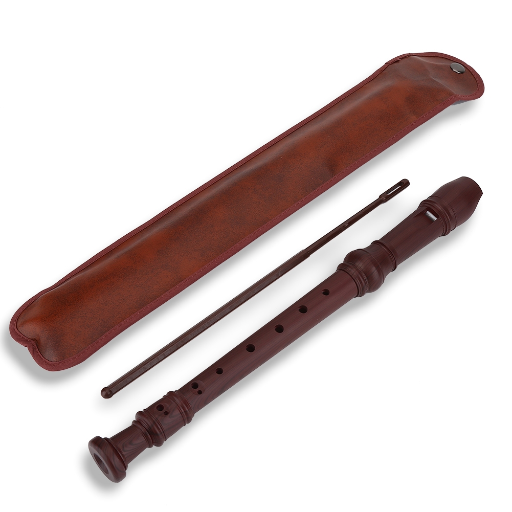 Soprano Recorder Plastic - 8-Loch Sopranblockflöte mit hohem Klang, Kunststoffinstrument,
