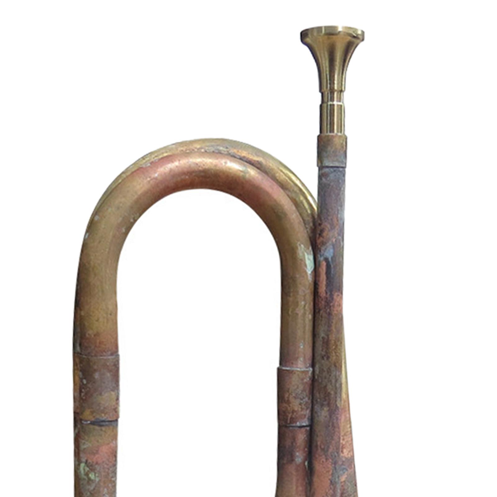 Musical Instrument Bugle - Trompetenbläserhorn mit Mundstück 12,60 Zoll Marschhorn