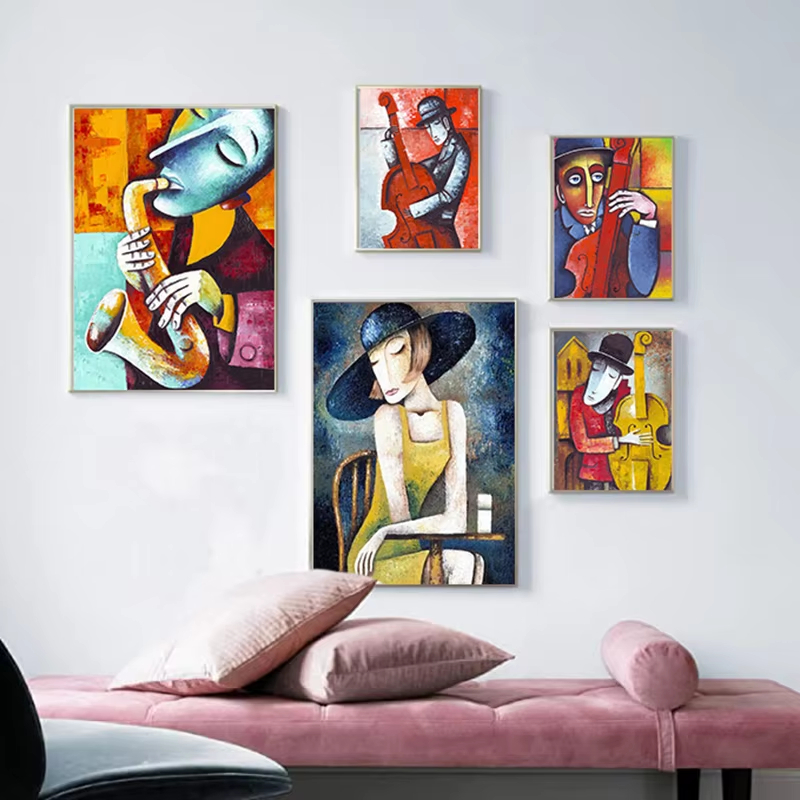 Abstraktes Picasso-Kunstwerk,  – Picture Of Musical Instrument Bewertung und Preis