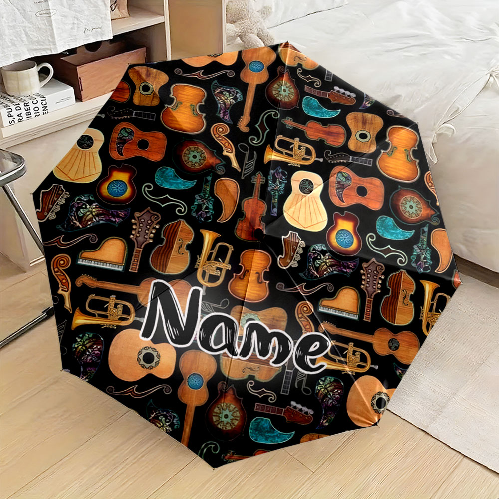 Personalisierter Regenschirm m – Musical Instrument And Names Bewertung und Preis