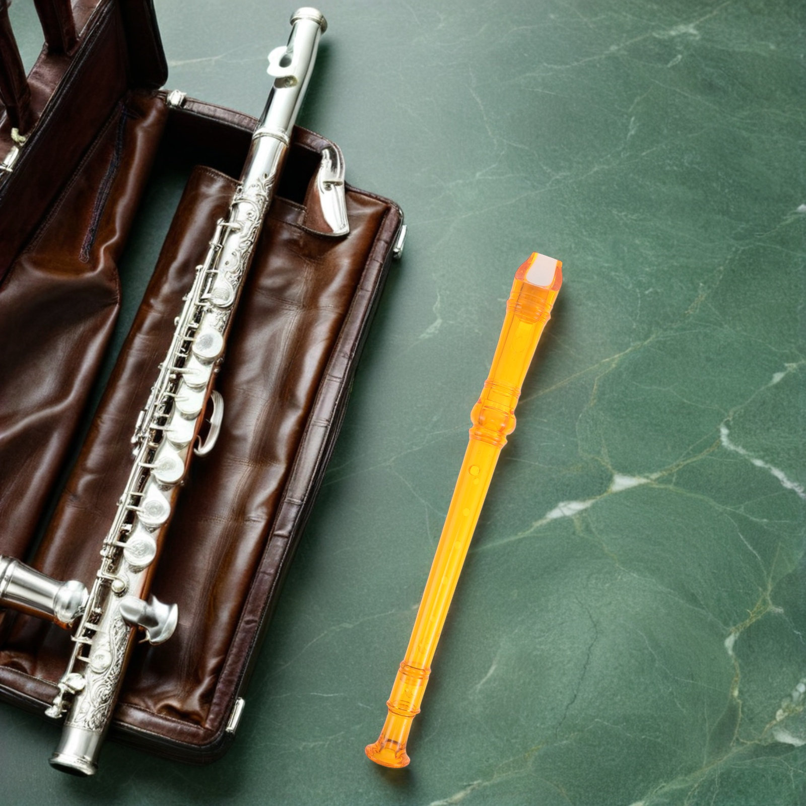 4 Stück transparente Sopran-Bl – Soprano Recorder Plastic Bewertung und Preis